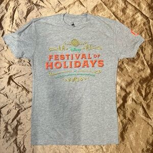 Disney Parks adult size medium limited Annual Passholder Festival of Holidays t-